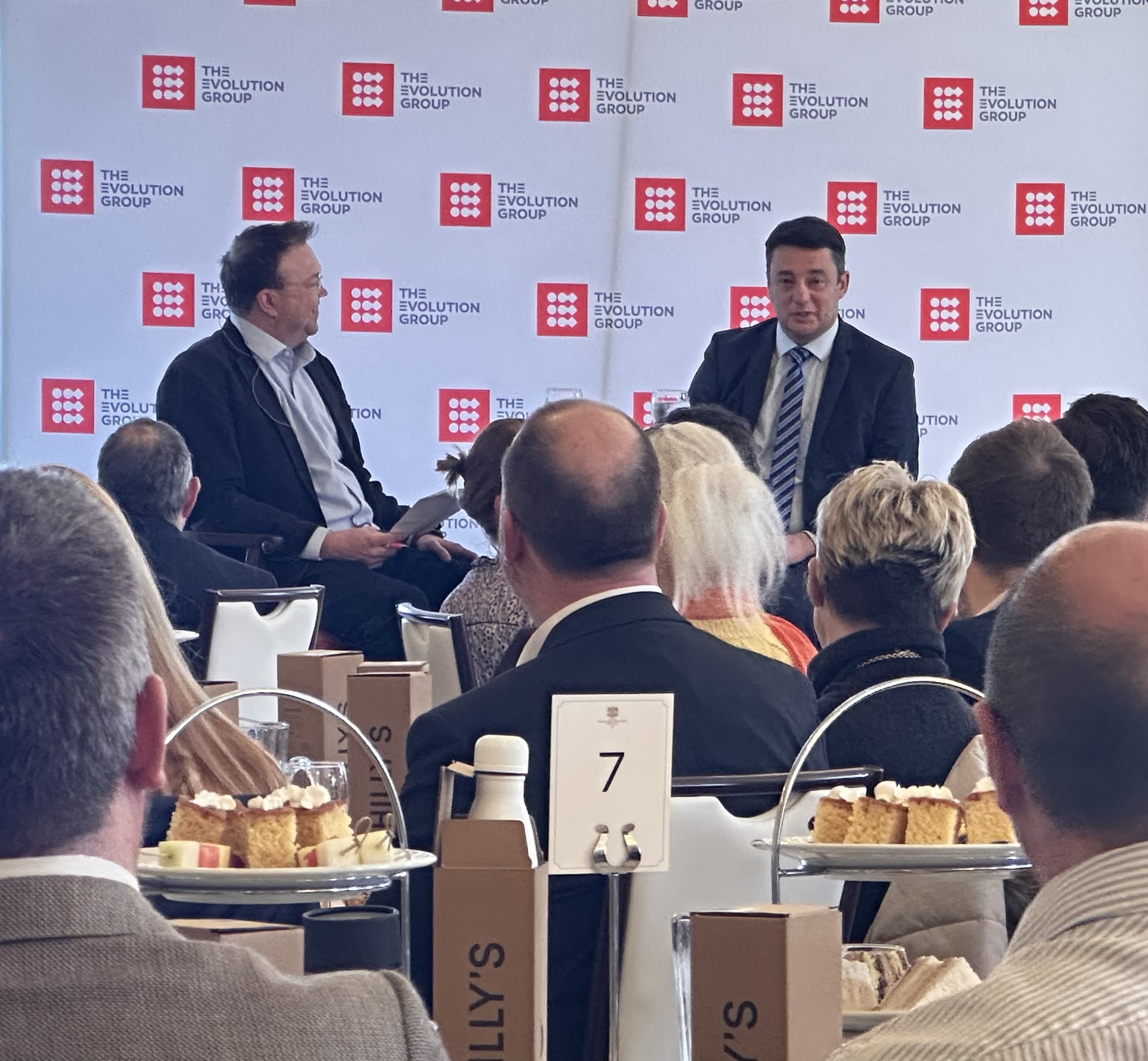 boley smilie at chamber lunch